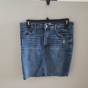 Kensie Jeans Blue Denim Skirt